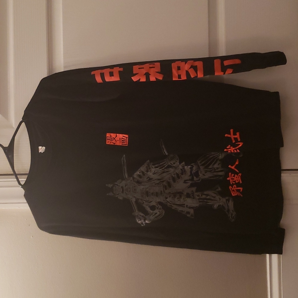 Black Men's Samurai Shirt
